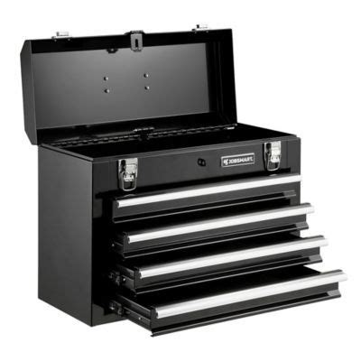 jobsmart 4 drawer steel tool box. 20.5 tsc4dhbshs19b|Jobsmart Tool Box.